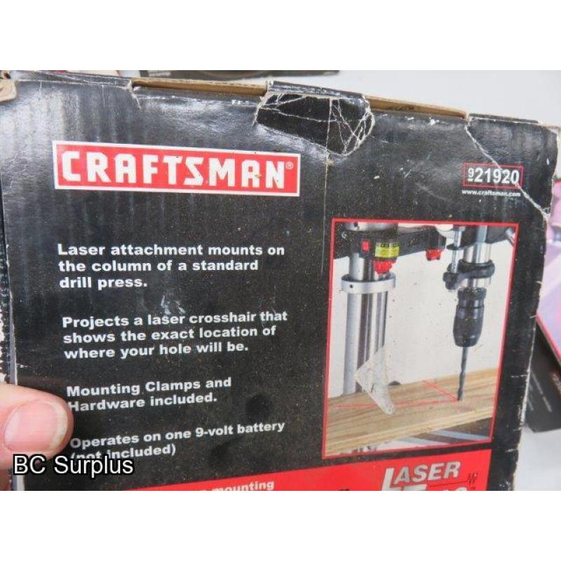 T-379: Craftsman Shop Tool Accessories – 1 Lot