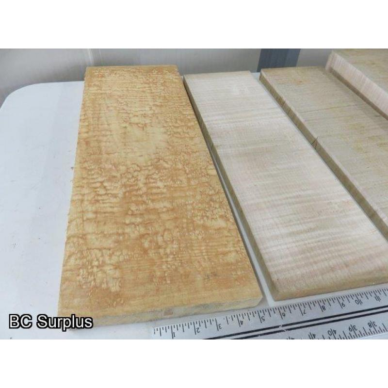 T-419: Carving & Crafting Wood Sections – Various – 6 Items