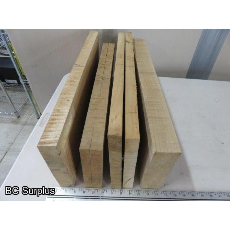 T-419: Carving & Crafting Wood Sections – Various – 6 Items