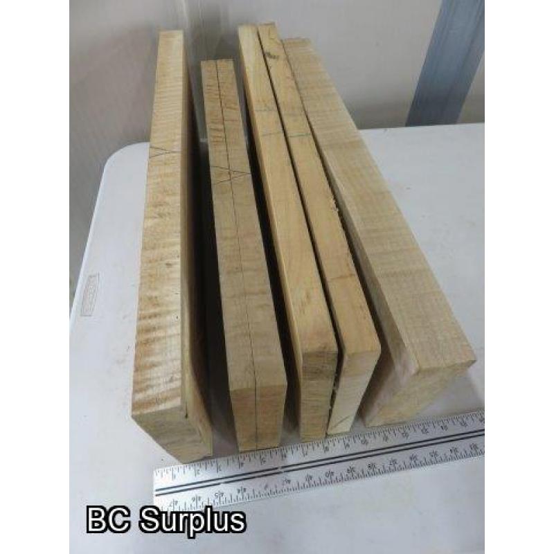 T-419: Carving & Crafting Wood Sections – Various – 6 Items