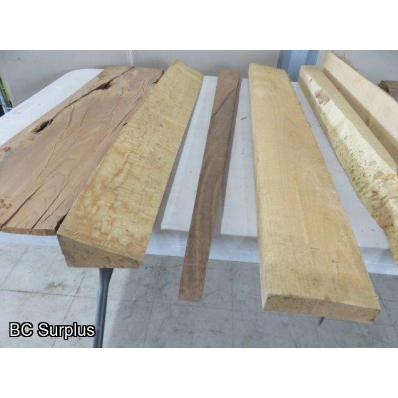 T-424: Carving & Crafting Wood Blocks – Various – 8 Items