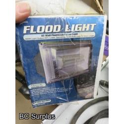 T-408: Outdoor Yard & Flood Lights – 1 Lot