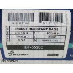 T-442: Stout Pest Guard Insect Repellent Trash Bags – 1 Box