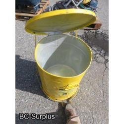 T-451: Justrite Oily Waste Can