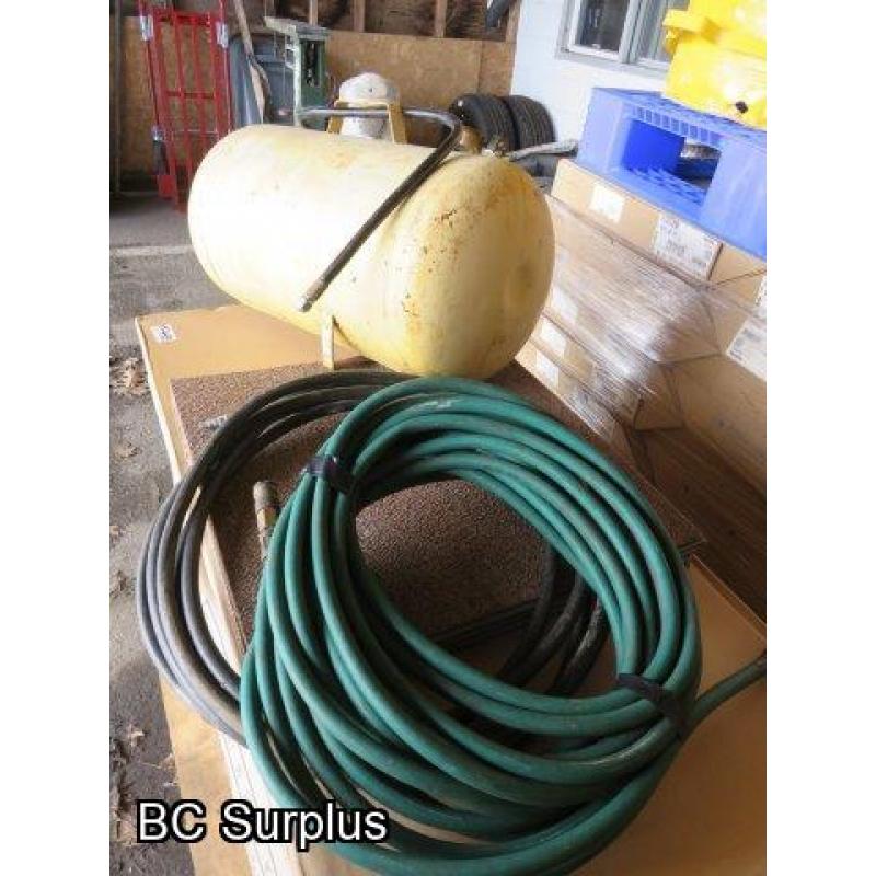 T-453: Portable Air Tank & Air Hose – 3 Items