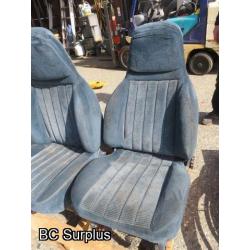 T-458: Vintage-Style Bucket Seats & Console – 3 Items