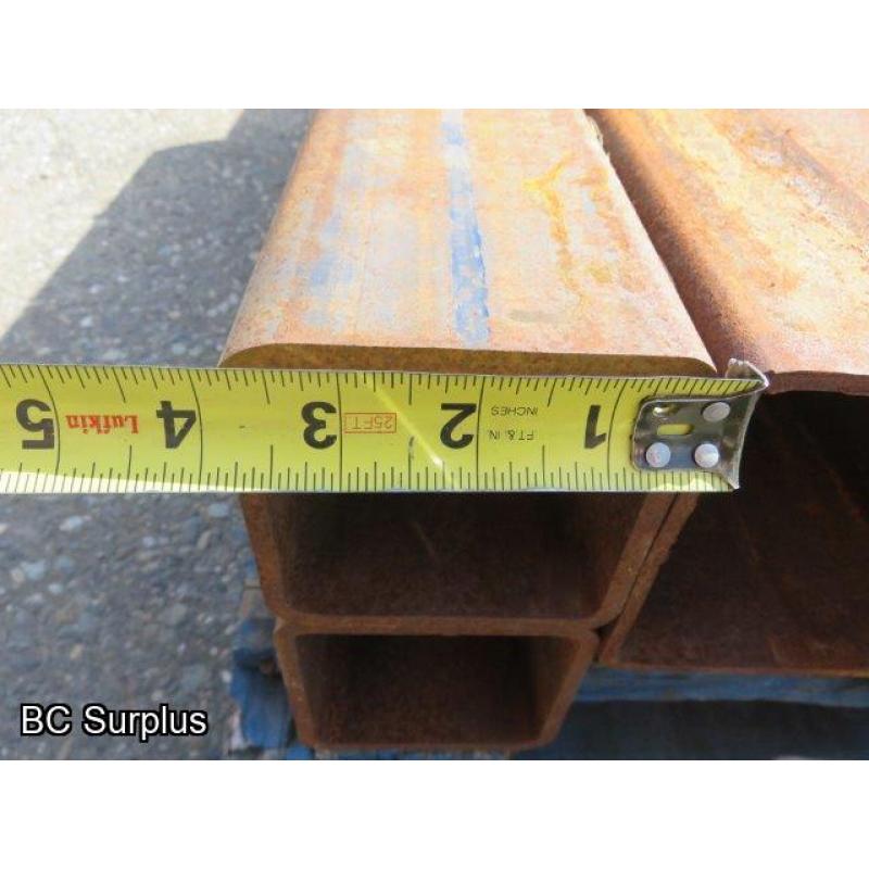 T-461: Pallet of Square Tubing – Various Sizes