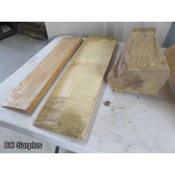 T-433: Blocks of Various Carving Wood – 8 Items