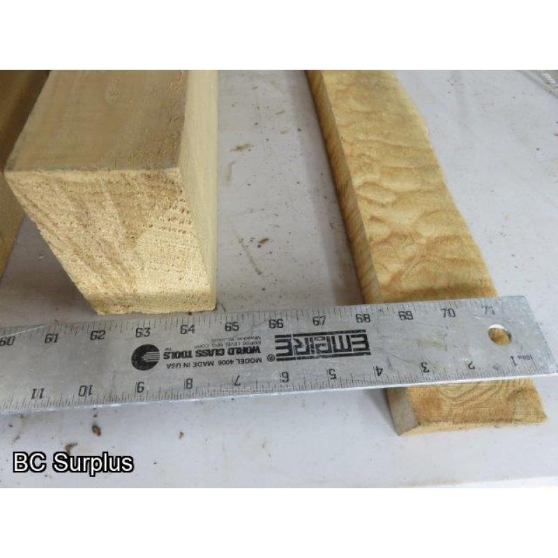 T-433: Blocks of Various Carving Wood – 8 Items