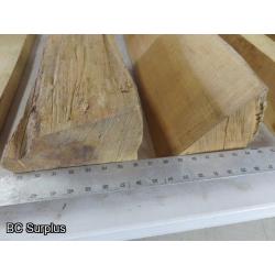 T-433: Blocks of Various Carving Wood – 8 Items