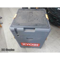 T-493: Ryobi 18V Cordless Tool Set in Rolling Case