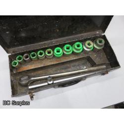 T-481: Heavy Duty Socket Set & Case – 3/4 Inch Drive