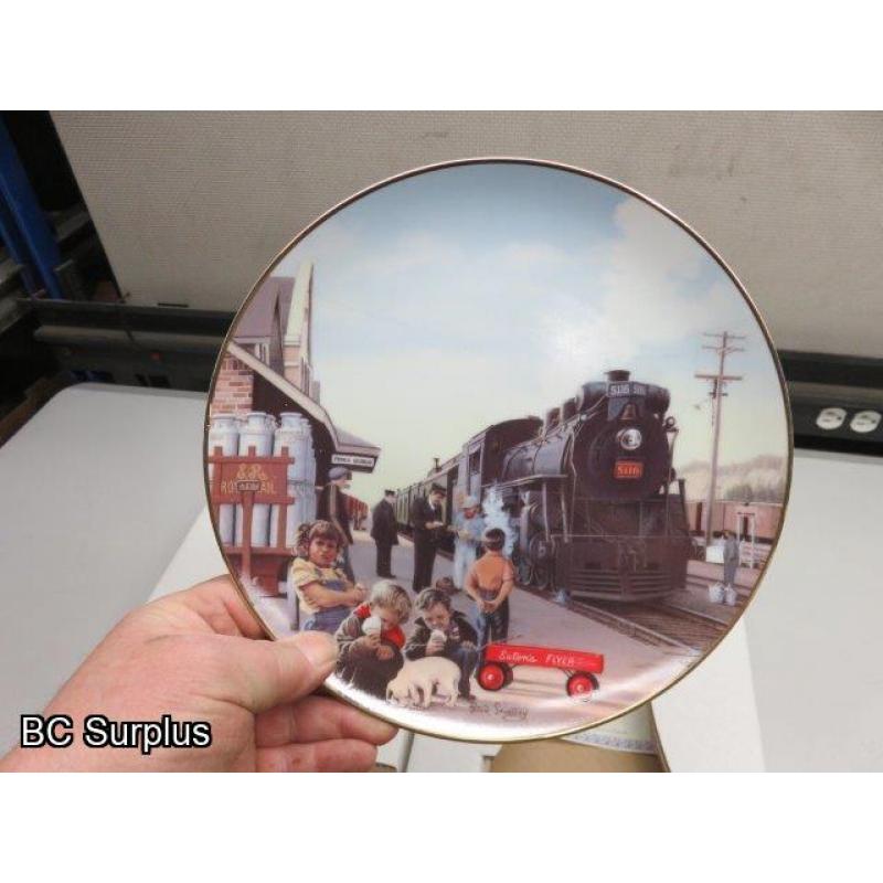 T-515: British Columbia Train Collector Plates – 2 Items