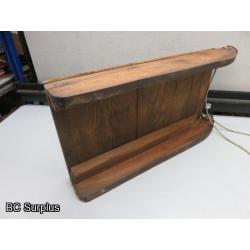 T-501: Vintage Wooden Toboggan or Sleigh