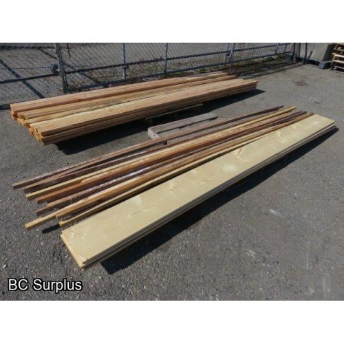 T-529: Mixed Lumber – 2x4 & 1x1 – 1 Lot