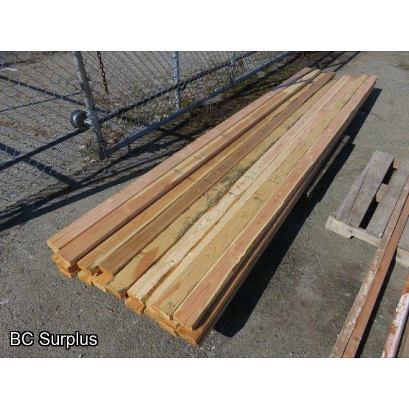 T-529: Mixed Lumber – 2x4 & 1x1 – 1 Lot