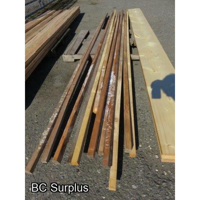 T-529: Mixed Lumber – 2x4 & 1x1 – 1 Lot