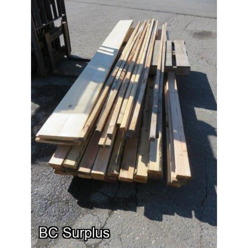 T-529: Mixed Lumber – 2x4 & 1x1 – 1 Lot