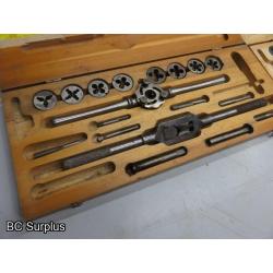 T-547: Wooden Cases with Tap & Dies – 2 Cases