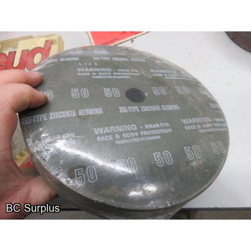 T-565: Shop Supplies; Electrical; Sanding Discs – 1 Lot