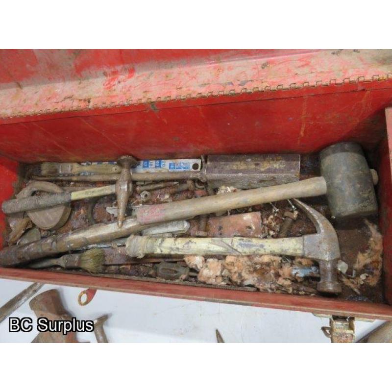 T-594: Beach Toolbox & Bodywork Hammers – 1 Lot