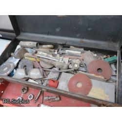 T-595: Homak Toolbox & Contents – 1 Lot