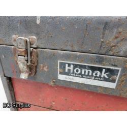 T-595: Homak Toolbox & Contents – 1 Lot