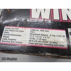 T-601: Champion 2000lb Winch – Boxed