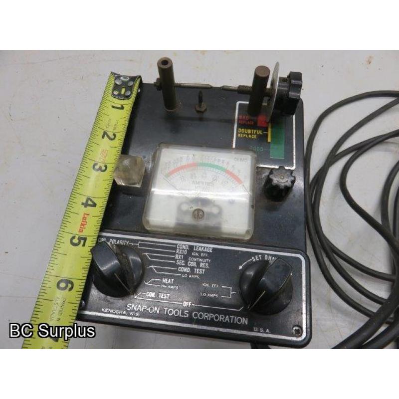 T-603: Snap-On Ignition Analyzer & Compression Tester – 2 Items