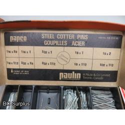 T-606: Cotter Pin Set; Fastener Set; More – 1 Lot