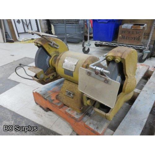 T-585: Ingersoll-Rand 1HP Bench Grinder