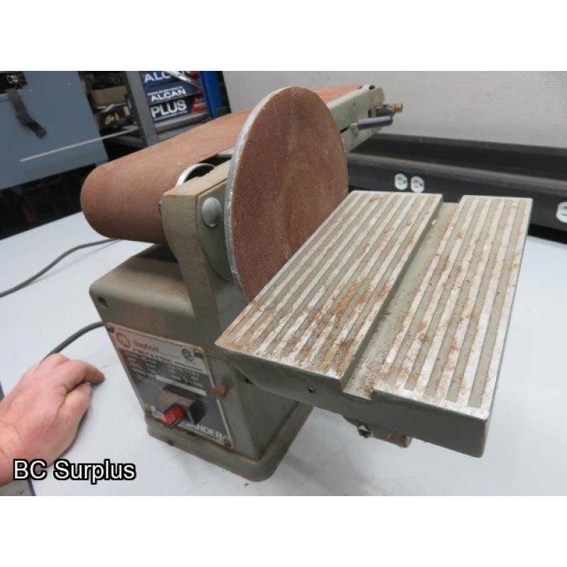 T-581: Elephant 4x6 Belt Disc Sander