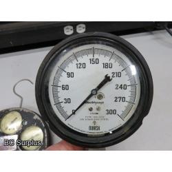 T-614: Vintage Testing Gauges – 3 Items