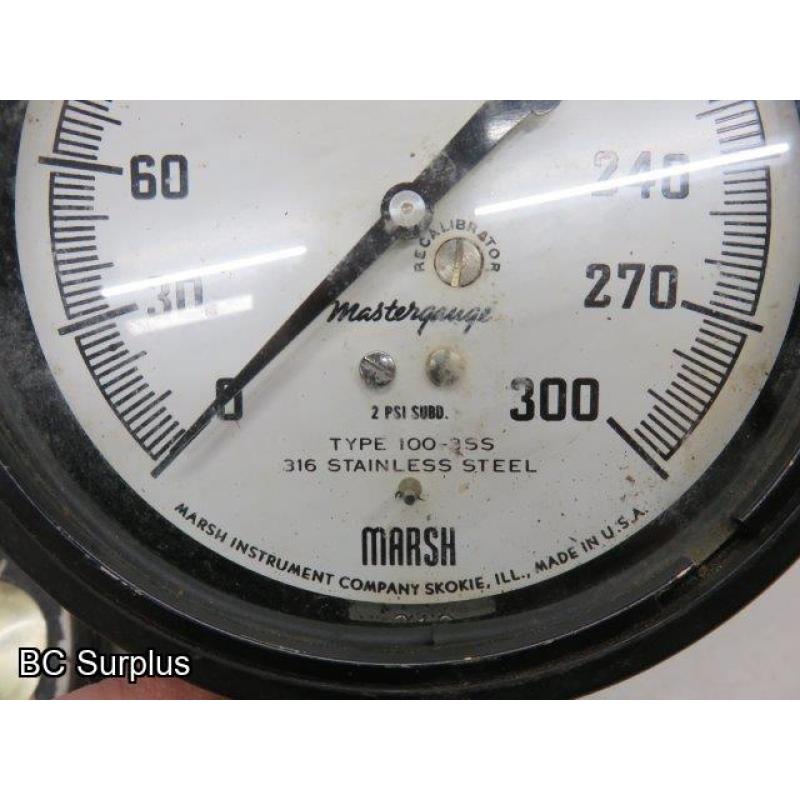 T-614: Vintage Testing Gauges – 3 Items