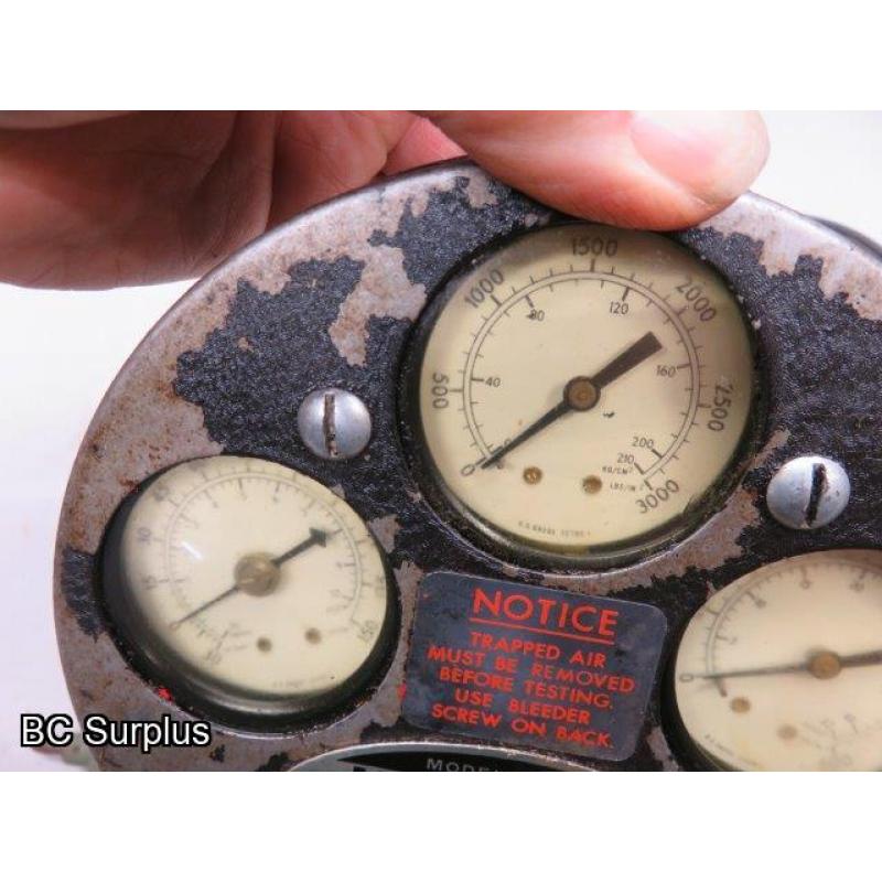 T-614: Vintage Testing Gauges – 3 Items