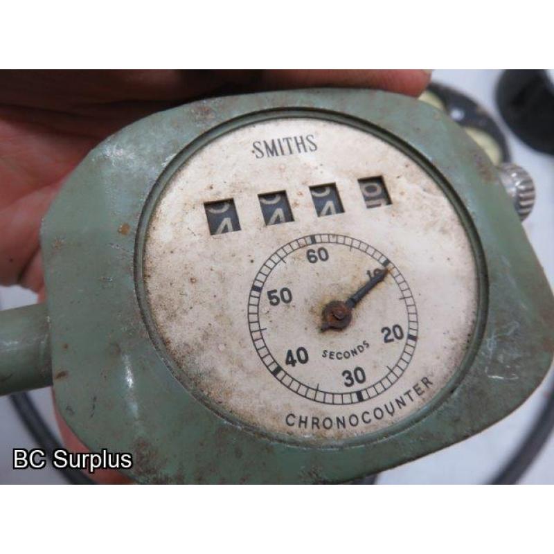 T-614: Vintage Testing Gauges – 3 Items