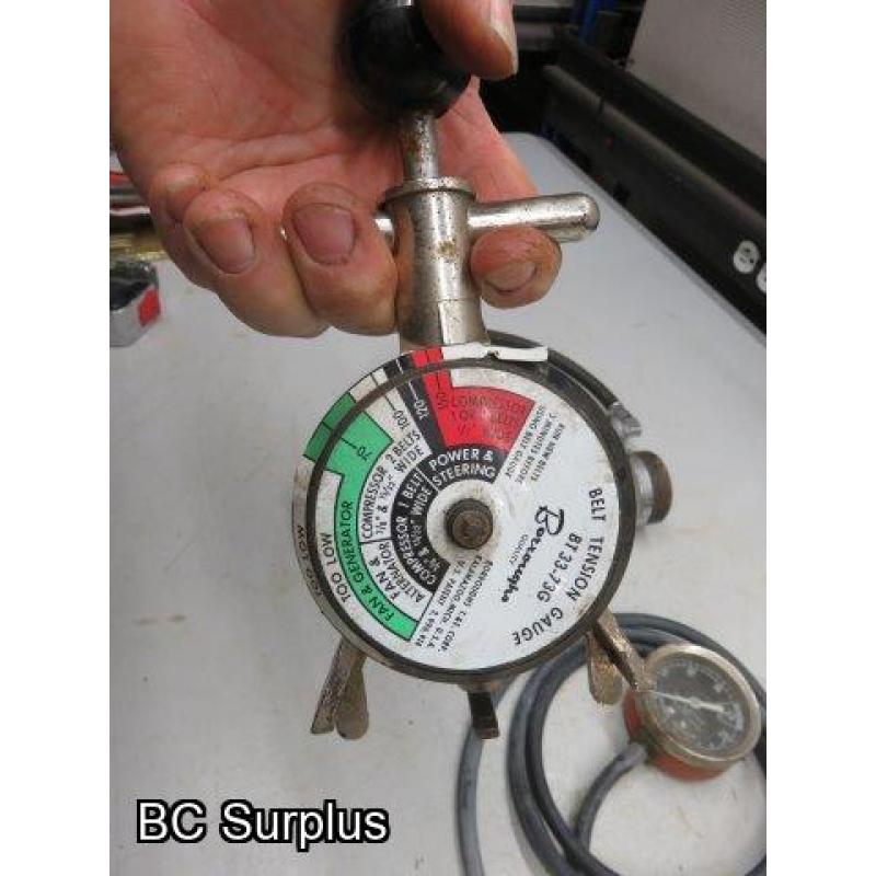 T-615: Pressure Tester; Belt Tensioner; Vacuum Tester – 3 Items