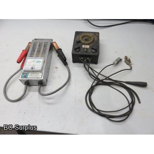 T-616: Ignition Coil Tester; Battery Tester – 2 Items