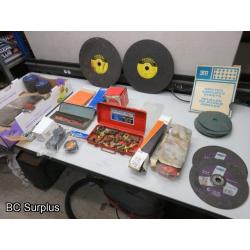 T-625: Grinding Discs; Electrical; Lights; Auto Parts – 1 Lot