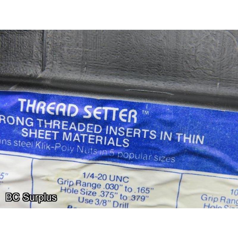 T-619: Thread Setter; Punch Set; Air Chisel; Chisels – 7 Items