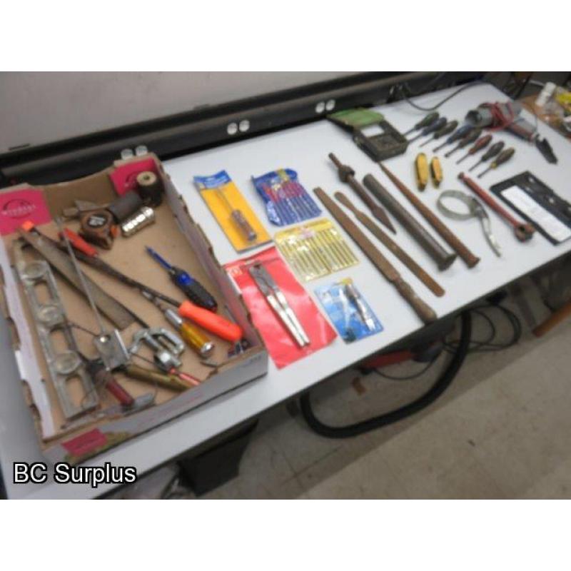 T-627: Shop Tools; Ignition Tools; Files; Testers – 1 Lot