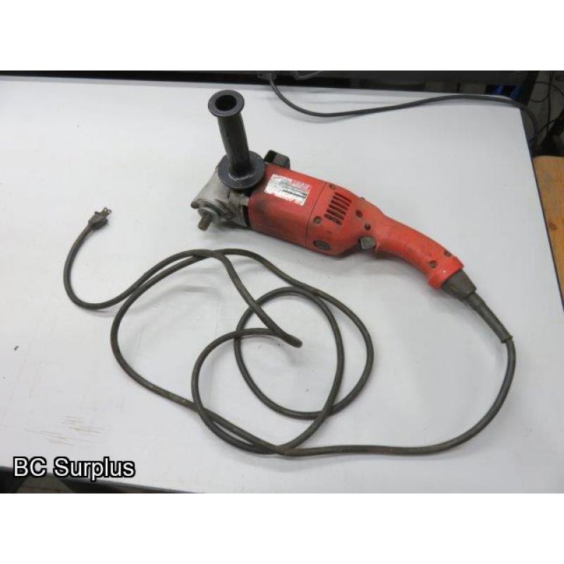 T-630: Milwaukee 7 inch Side Grinder/Polisher