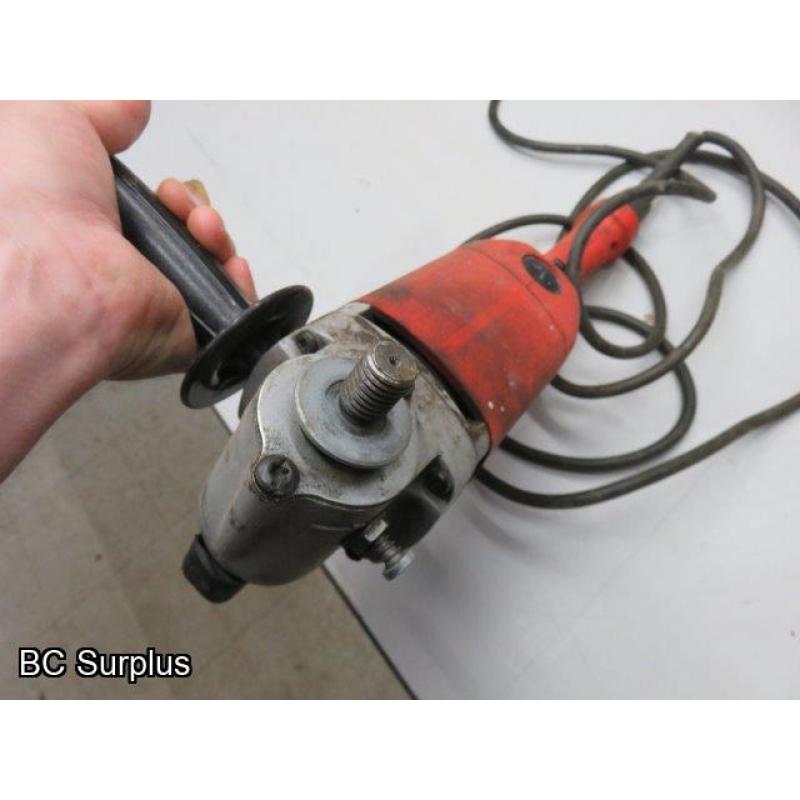 T-630: Milwaukee 7 inch Side Grinder/Polisher