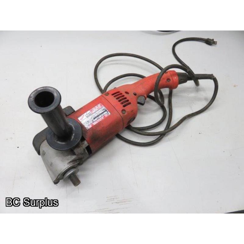 T-630: Milwaukee 7 inch Side Grinder/Polisher