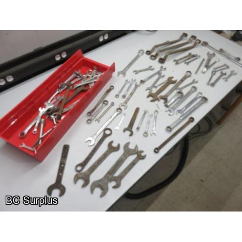 T-632: Wrenches & Hand Tools – SAE and Metric – 1 Lot