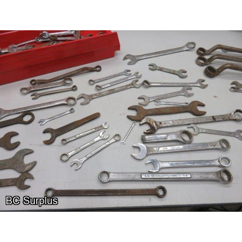 T-632: Wrenches & Hand Tools – SAE and Metric – 1 Lot