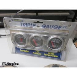 T-620: Various Gauges and Power Switch – 14 items