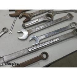 T-632: Wrenches & Hand Tools – SAE and Metric – 1 Lot