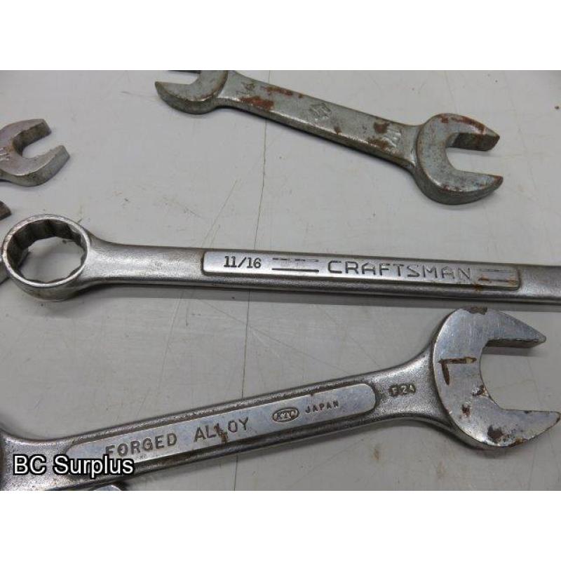 T-632: Wrenches & Hand Tools – SAE and Metric – 1 Lot