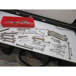 T-632: Wrenches & Hand Tools – SAE and Metric – 1 Lot